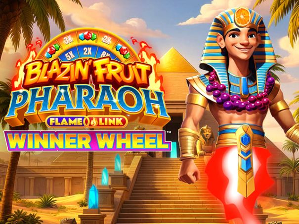 Blazin’ Fruit Pharaoh FlameLink™ WinnerWheel™