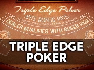 Triple Edge Poker (Three Card Poker)