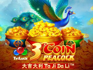 3 Coin Golden Peacock